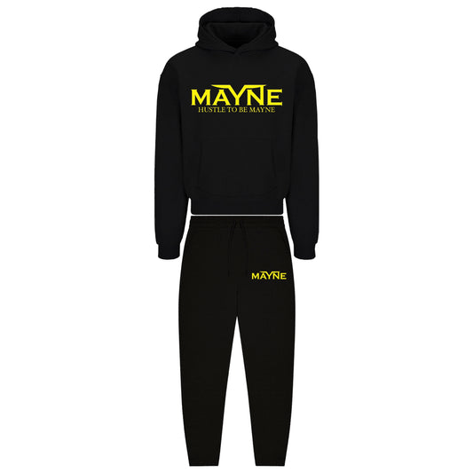 Hustle To Be Mayne Tracksuit / Black