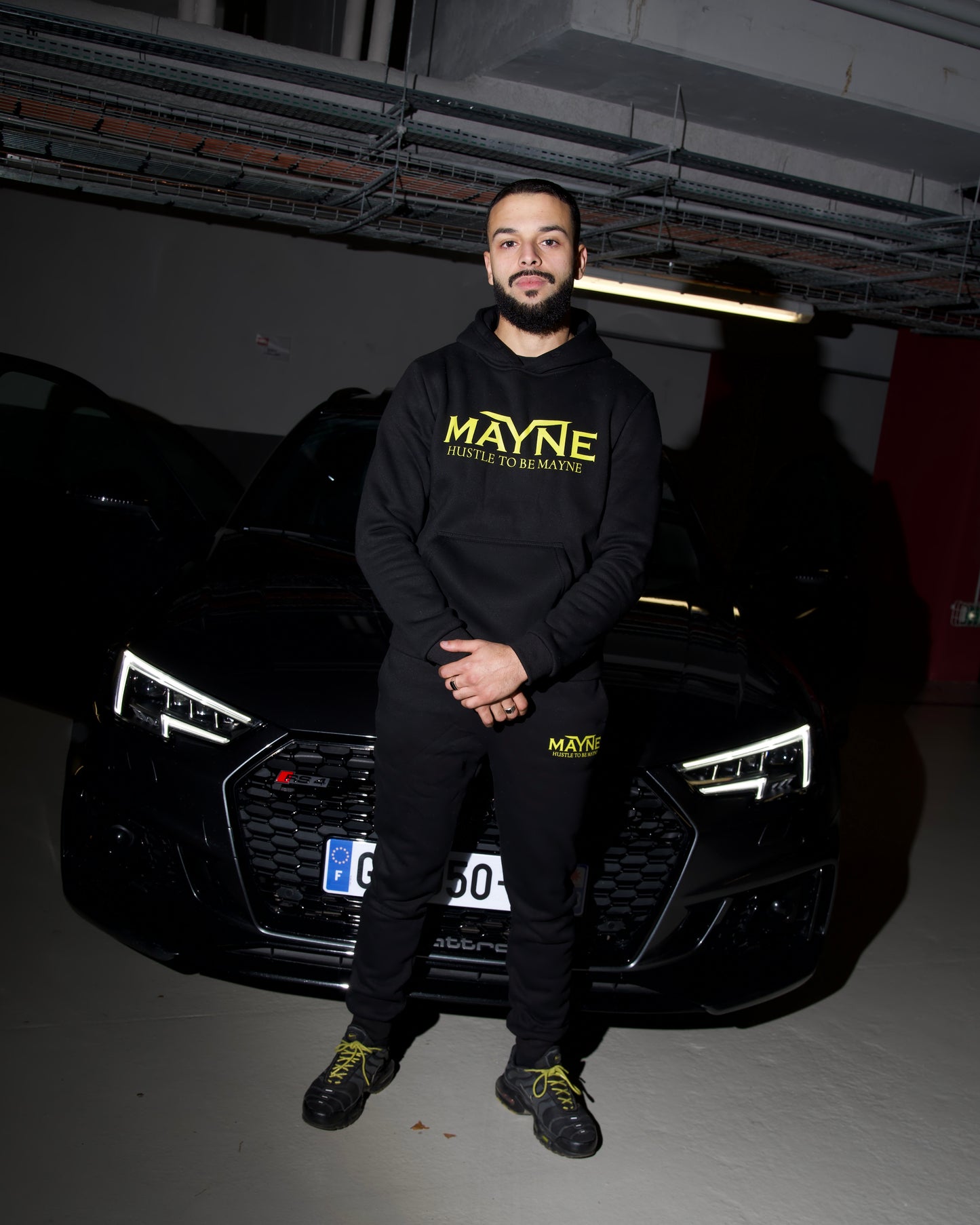 Hustle To Be Mayne Tracksuit / Black