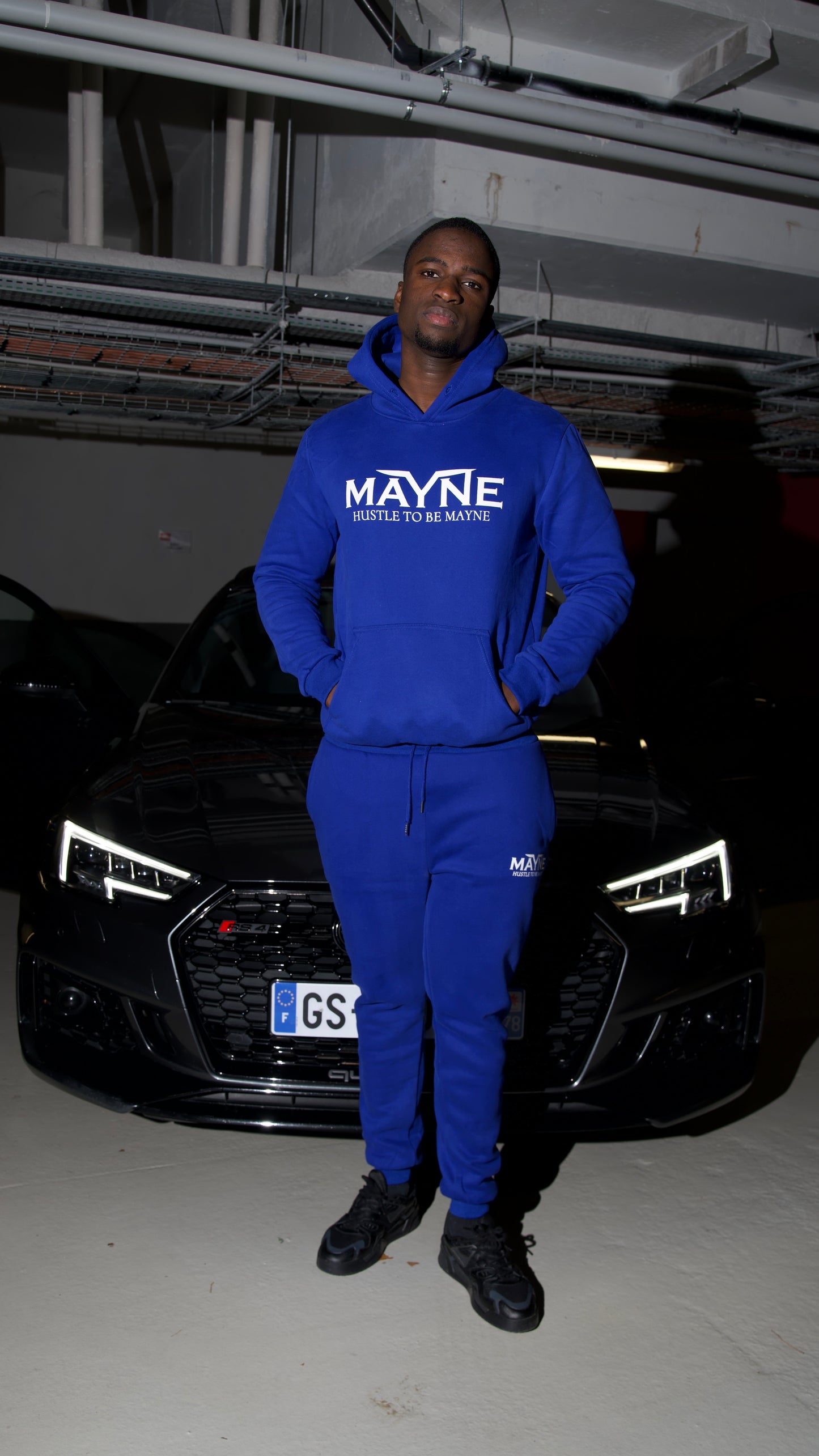 Hustle To Be Mayne Tracksuit / Blue