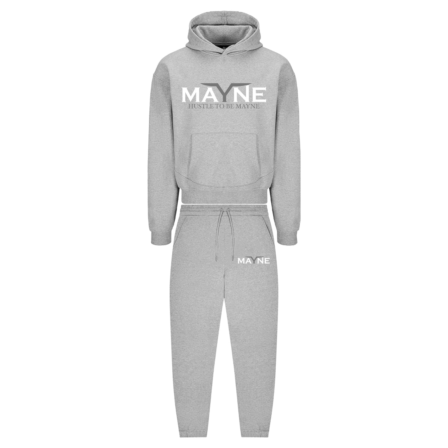 Hustle To Be Mayne Tracksuit / Grey