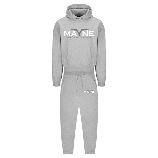 Hustle To Be Mayne Tracksuit / Grey